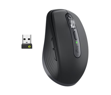 Logitech 910-006958 RF Mouse da ufficio senza fili per mano destra + Bluetooth Laser 8000 DPI