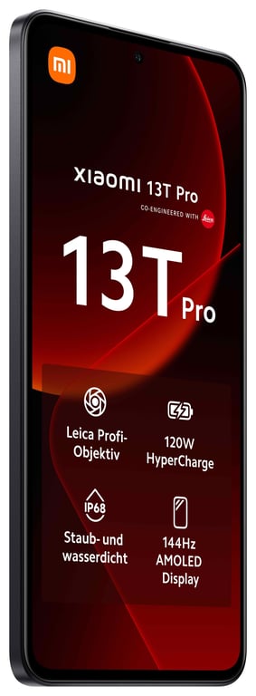 13T Pro (5G) 1 To, Noir, Débloqué