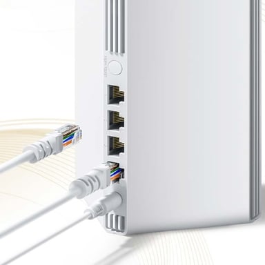 Xiaomi AX3000?2-Pack? Doble banda (2,4 GHz / 5 GHz) Wi-Fi 6E (802.11ax) Blanco 3 Interno