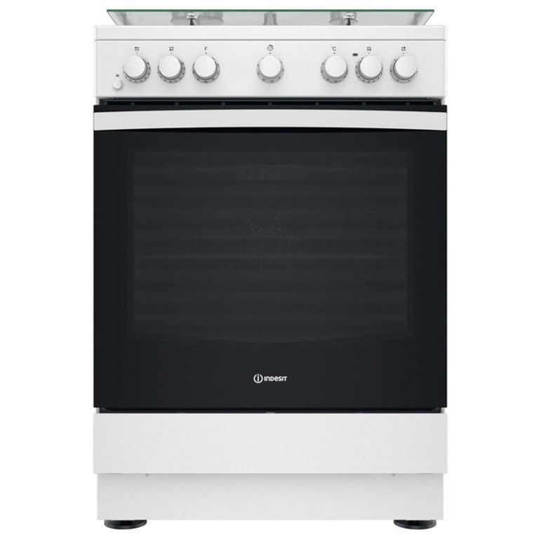 INDESIT Cuisinière mixte 60 cm 3+1 four catalyse IS67M5PCWFR1 - vue 5