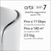 NETGEAR Orbi 770 Tri-band (2,4 GHz / 5 GHz / 6 GHz) Wi-Fi 7 (802.11be) Bianco 7 Interno