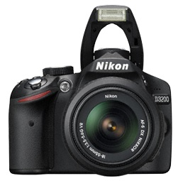 Nikon D3200 + Kit fotocamera reflex AF-S DX 18-55 mm G/VR 24,2 MP CMOS 6016 x 4000 pixel Nero