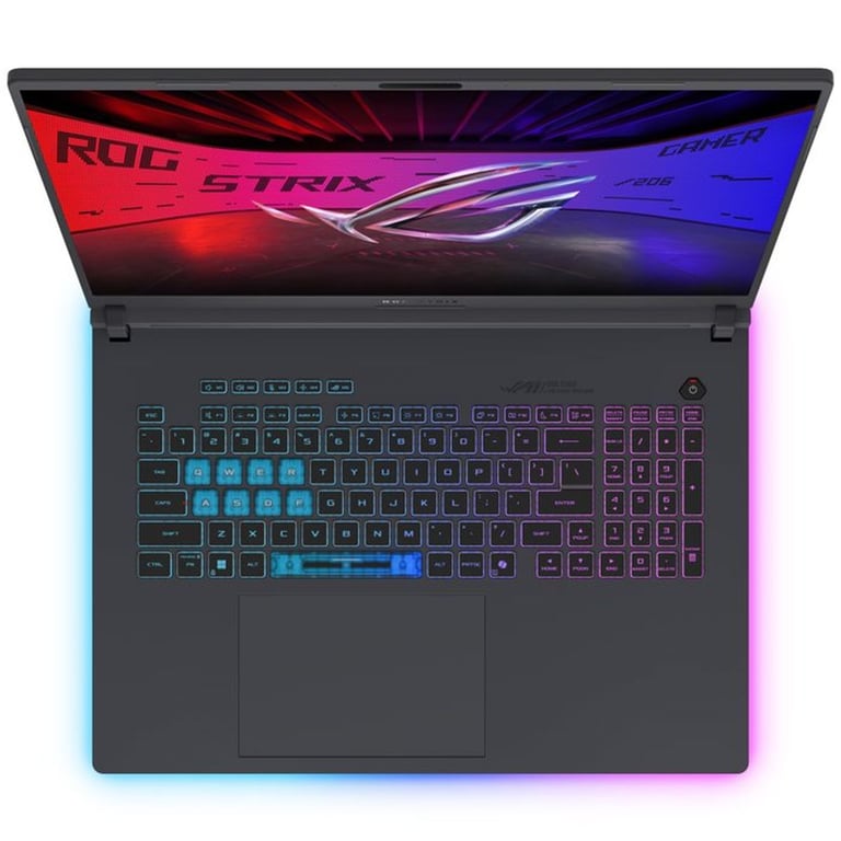 PC Portable Gamer ASUS ROG Strix G18 : Win 11 18.0 WQXGA 300Hz RTX 5060 8Go Intel Core Ultra 9 290HX Plus RAM SS - vue 3