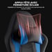 Sedia Gaming Ergonomica Roline Poltrona Gamer Adulti Nera e Blu
