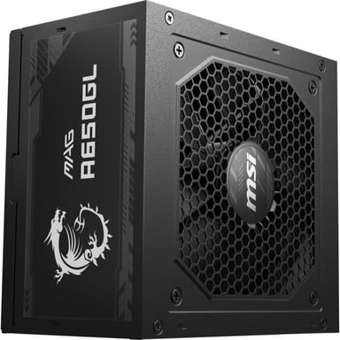 Fuente de alimentación modular para PC MSI MAG A650GL PCIE5 - 650W 80+ Gold