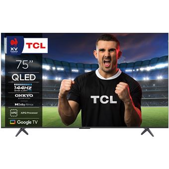 TV QLED Tcl 75P89K 189 cm 4K UHD Aluminium brossé