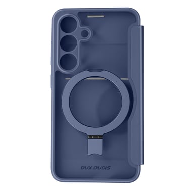 Dux Ducis Funda para Galaxy S24 Tarjetero Anillo Soporte Azul oscuro
