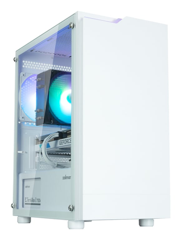 Zalman T4 PLUS Mini Tower Blanc - Neuf