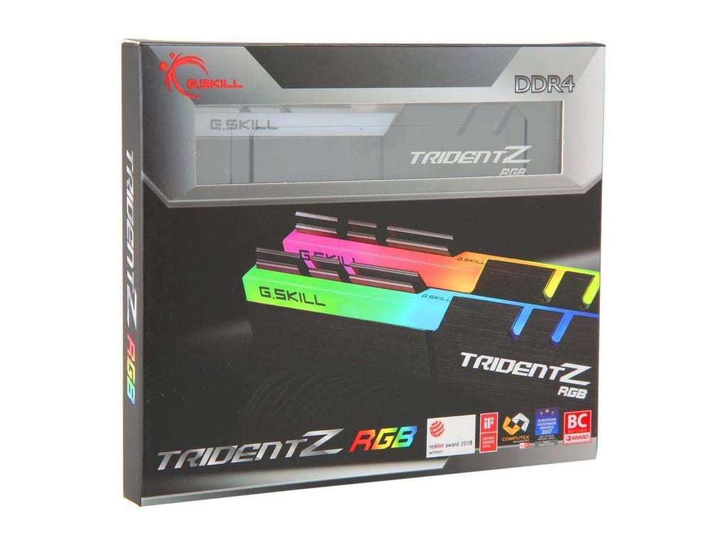 G.Skill Trident Z RGB 16 Go (2x 8 Go) DDR4 3200 MHz CL16 - vue 2