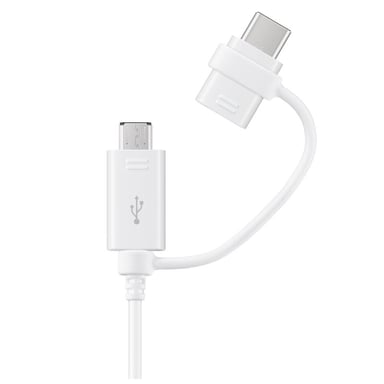 Samsung EP-DG930 câble USB USB 2.0 1,5 m USB A USB C/Micro-USB B Blanc