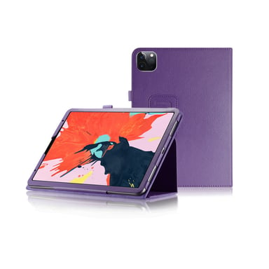 Housse Apple iPad Pro 12.9 Pouces 2022 / iPad Pro 12,9 2021 / iPad Pro 12,9 2020 6e/5e/4eme generation violette - Etui pochette coque protection