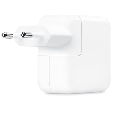 Apple ?Adaptateur secteur USB-C d'origine - Chargeur - Double connexion USB-C - 35W - Blanc