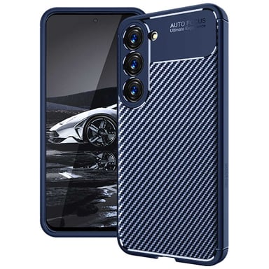 imoshion Coque silicone Carbon pour Samsung Galaxy S23 Plus - Bleu
