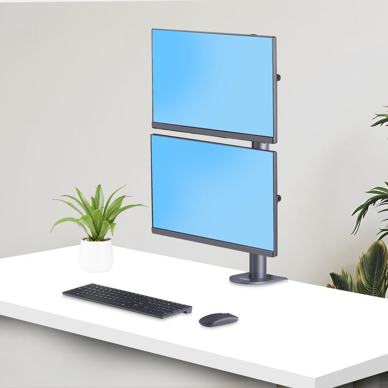 StarTech.com Support de bureau articulé pour 2 écrans LCD empilés verticalement jusqu'à 49 329