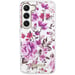 Étui Guess Flower Collection pour Samsung Galaxy S23, blanc