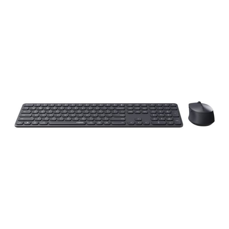 Ensemble Clavier-Souris Rapoo 9810M – Sans Fil, Multimode, Ultra-Slim - vue 4