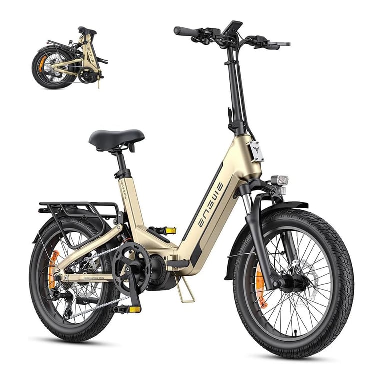 Vélo électrique pliable ENGWE L20 3.0 Pro 20 pouces 100 Nm moteur à entraînement central batterie 48 V 15 Ah Neuf - vue 4