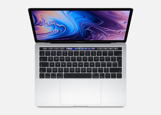 MacBook Pro Core i5 13.3', 4.1 GHz 256 Go 8 Go Intel Iris Plus Graphics 655, Argent - QWERTY