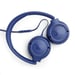 JBL Tune 530C - Auriculares supraurales con cable, color azul