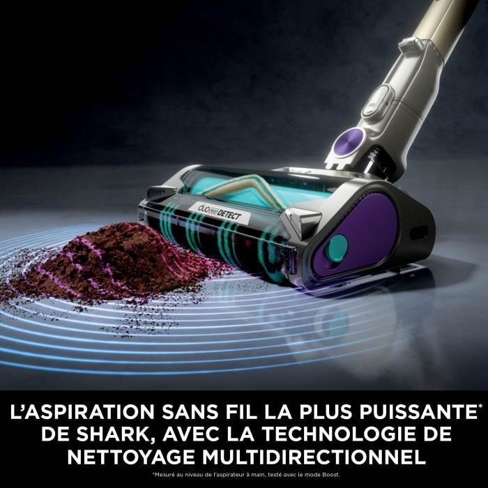 Aspirateur Balai Shark Power Detect IP3251EUT – Base Auto-Vidage, 70 Min - vue 10
