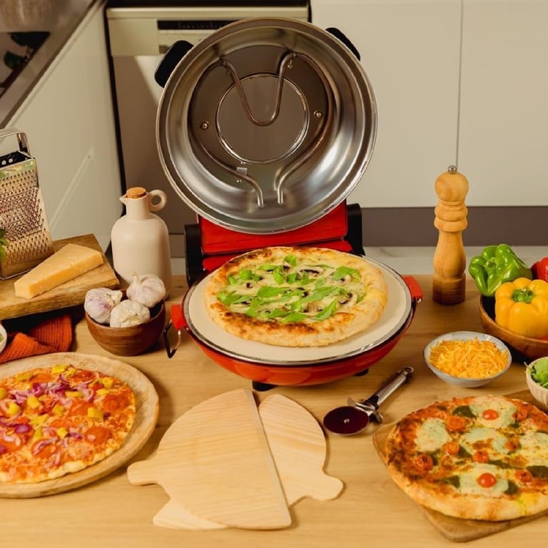 CECOTEC 03826 - Appareil à pizza Fun Pizza&Co Mamma Mia Vista - Neuf