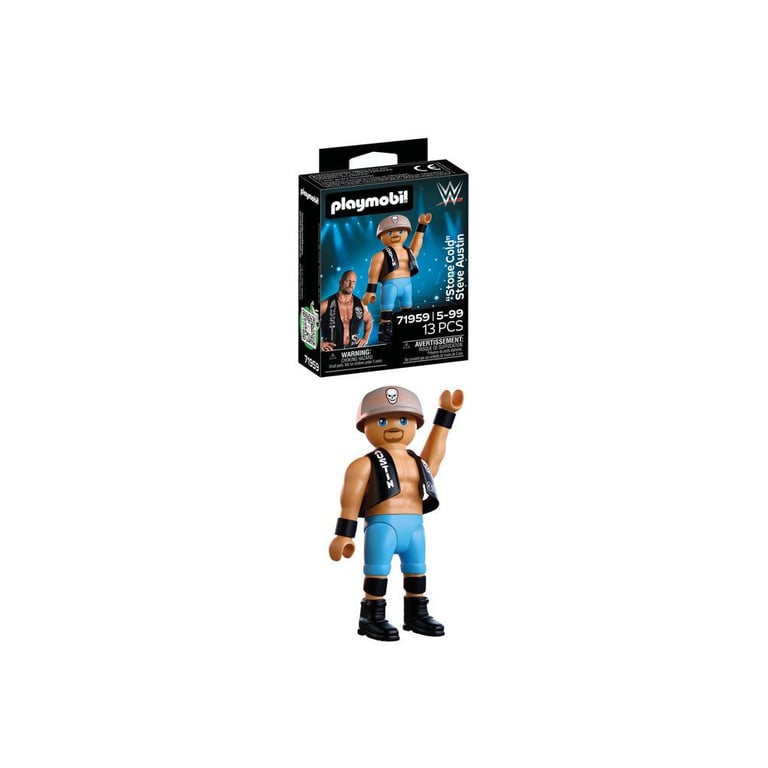 Playmobil WWE 71959 Stone Cold Steve Austin - vue 4