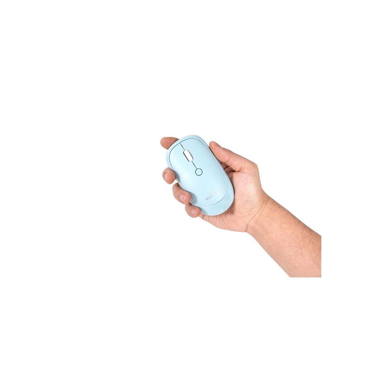 Souris sans fil BLUESTORK OFFICE 35 PC Mac Bleu clair Forme ergonomique compacte faible profil - Neuf