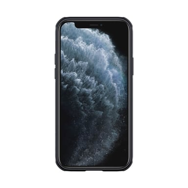 Coque CamShield Pro pour iPhone 12 et 12 Pro avec Cache Caméra Coulissant Noir