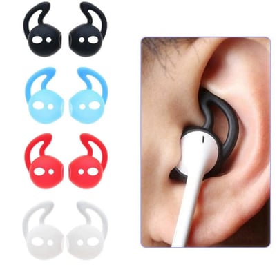 Pack accessoires pour Airpods (Fils + Tour D'oreilles + Accroche Oreilles) Silicone