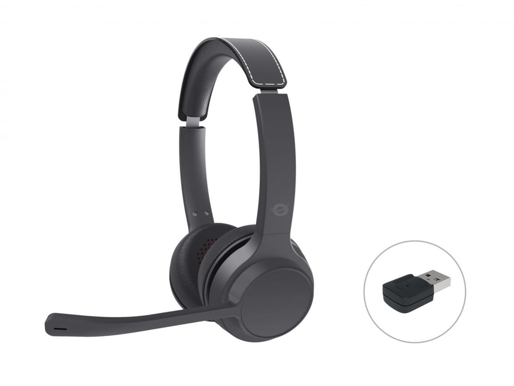 Casque Conceptronic POLONA04BA – Avec Fil & Sans Fil, Appels/Musique, Bluetooth 5.3