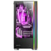 Mars Gaming MC-ULTRA, Torre Gaming Custom XXL E-ATX, Doble Tira LED ARGB, Doble Ventana Cristal Templado, Estructura Cámara Dual Vertical, Negro
