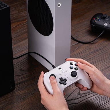 8Bitdo Ultimate Bianco USB Controller di gioco Analogico/Digitale Android, Xbox