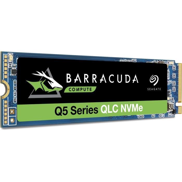 Seagate BarraCuda Q5 2TB .2 PCI Express 3.0 NVMe QLC 3D NAND Neuf - vue 2