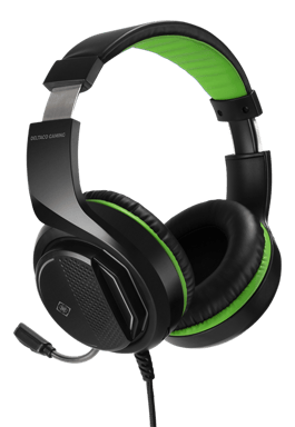 Deltaco Gaming - Cuffie da gioco stereo per XBOX serie S/X, altoparlanti stereo da 40 mm, microfono flessibile