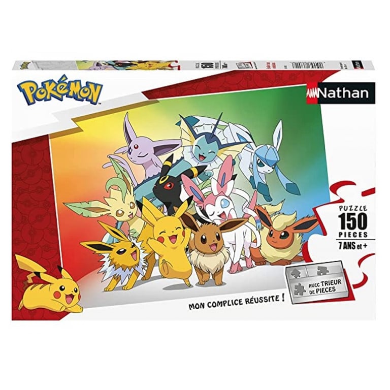 Nathan Pokemon Evoli et ses Évolutions 150 Pièces - vue 3