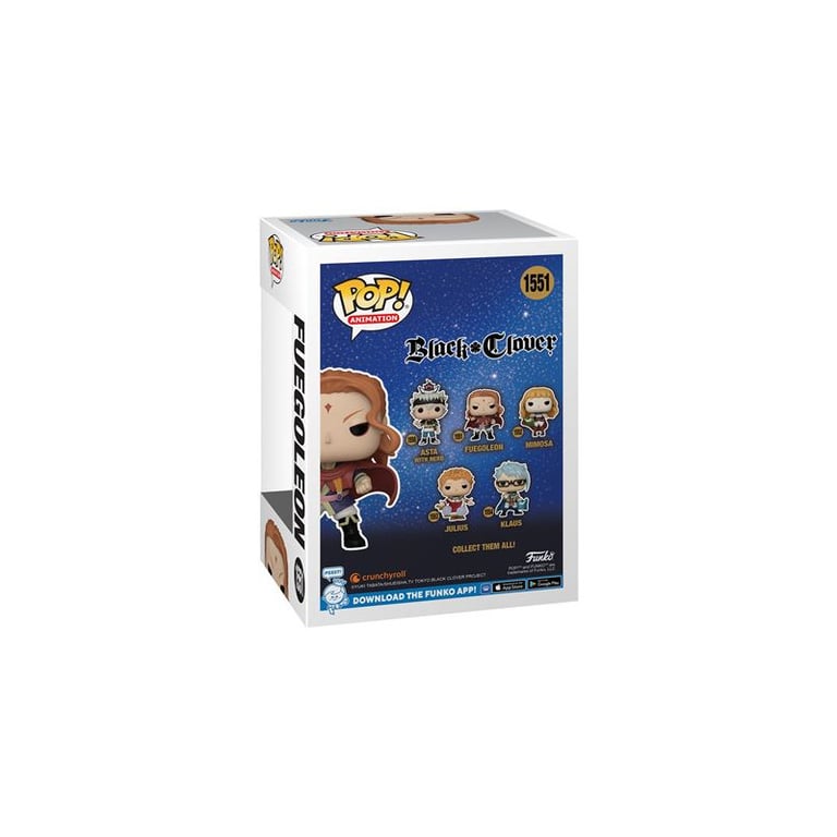 Figurine Funko Pop Animation Clover Fuegoleon