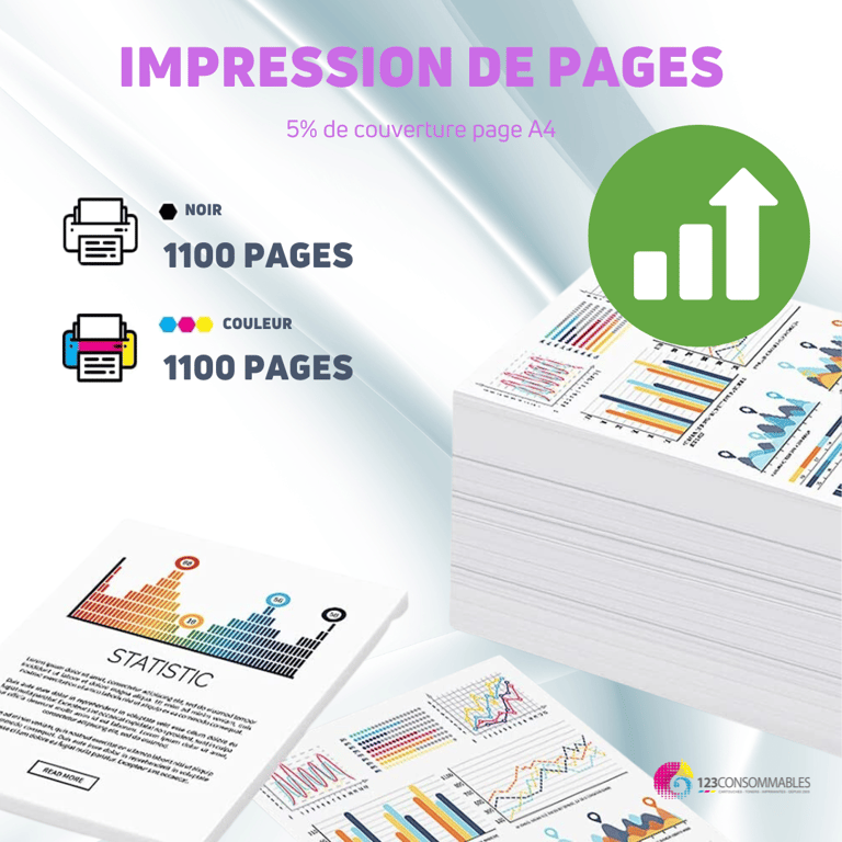 123CONSOMMABLES 405XL Cartouches d'encre compatible avec Epson 405XL Workforce Pro WF 3820DWF 3825DWF 4820DWF 4825DWF WF 7830DTWF WF 7835DTWF WF 7840DTWF 3 / 3 Cyan / 3 / 3 Jaune Neuf - vue 5