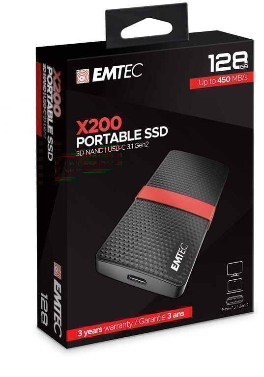 Emtec X200 USB Type C 3.2 Gen 1 3.1 Gen 1 Neuf - vue 3