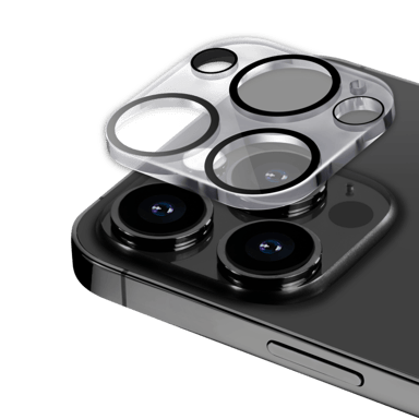 Protecteur d'objectif d'appareil photo en cristal acrylique pour Apple iPhone 13 Pro/13 Pro Max, transparent