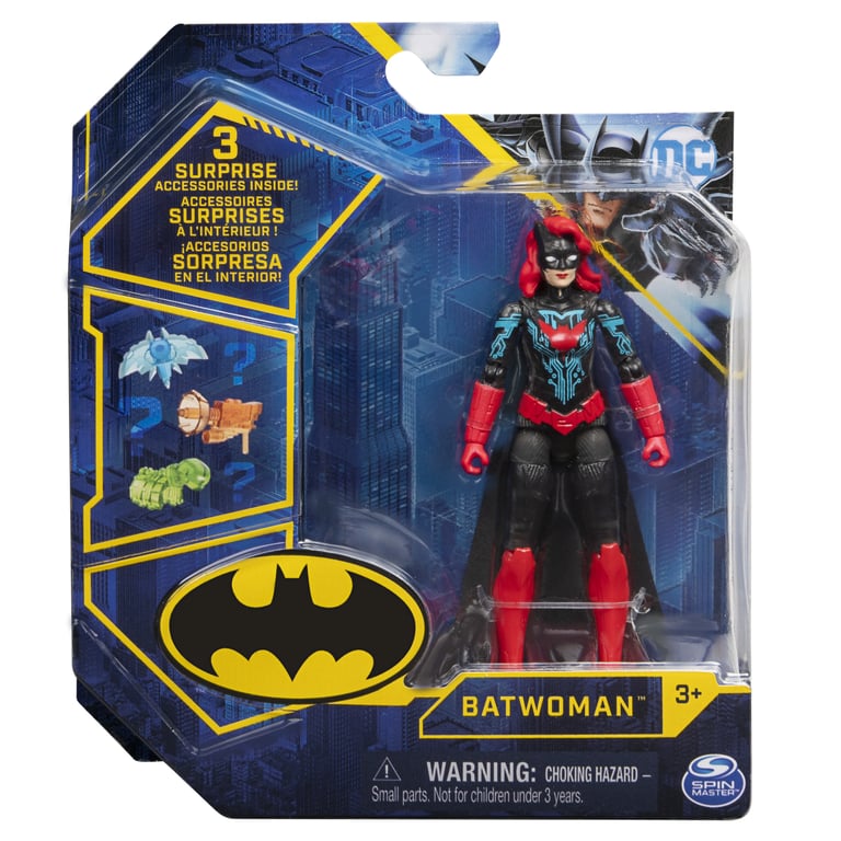 DC Comics BATMAN FIGURINE BASIQUE 10 CM Batman Figurine Articulée Avec 3 Accessoires Mission Mystère jouet Batman 10 cm 6055946 Plusieurs modèles disponibles Jouet Enfant et + Neuf - vue 2