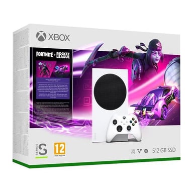 Xbox Series S | Pack Fortnite Rocket League (contenido digital) | Compatible con 4K HDR