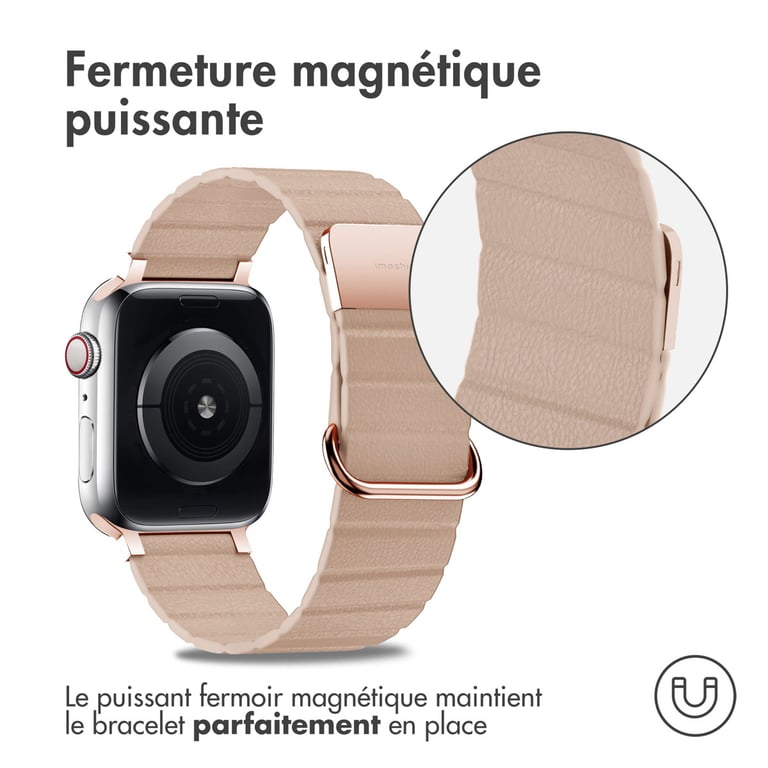 Bracelet imoshion 42mm Cuir magnétique - vue 2