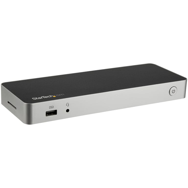 StarTech.com Station d'Accueil USB C Double Écran HDMI & DisplayPort 4K 30Hz Dock USB Type C pour PC Portable PD SD Hub 4 ports USB A 3.0 GbE Audio Compatible Thunderbolt 3 Neuf