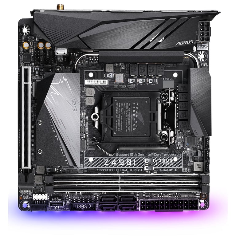 GIGABYTE Z490I AORUS ULTRA (rev. 1.x) Intel Z490 LGA 1200 (Socket H5) mini ITX - Excellent état Comme neuf - Gigabyte reconditionné disponible sur Pixmania