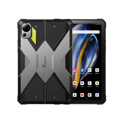 FOSSiBOT DT2 Tablet robusto, Android 13, 4G Dual SIM, schermo IPS da 10,4'' 1200x2000, MTK Helio G99 Octa Core 2,0 GHz, 12 GB di RAM, 256 GB di ROM, WiFi 6, Bluetooth 5.0, fotocamera 64 MP + 32 MP - grigio