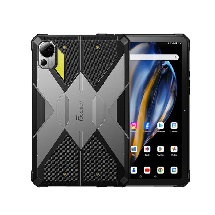 FOSSiBOT DT2 tablet robuste Android 13 4G Double SIM écran IPS 10 4'' 1200x2000 MTK Helio G99 Octa Core 2 0 GHz 12 Go RAM ROM WiFi6 Bluetooth5.0 appareil photo 64 MP + 32 MP Neuf