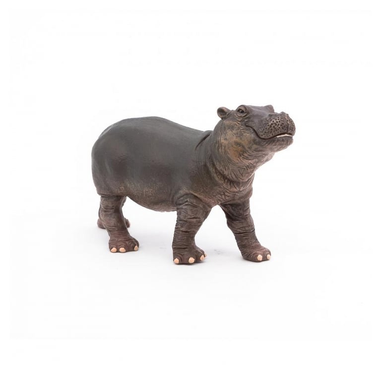 Figurine Bébé Hippopotame Réaliste Décoration Enfant Neuf - vue 4