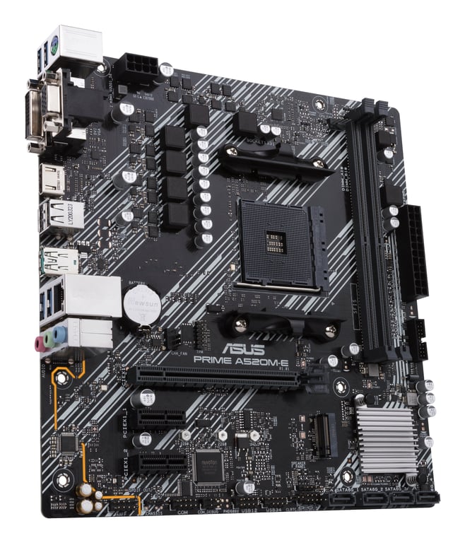 ASUS PRIME A520M ECSM AMD A520 Emplacement AM4 micro ATX Neuf - vue 2