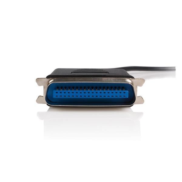 StarTech.com Câble Adaptateur de 3m USB vers 1 Port Parallèle pour Imprimante Mâle Mâle Neuf - vue 2
