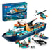 60368 LEGO City - Navire d'Exploration Arctique avec Hélicoptère et Minifigurines